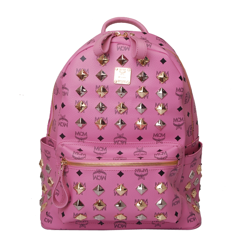 NEW MCM Studded Backpack NO.0058 - Click Image to Close